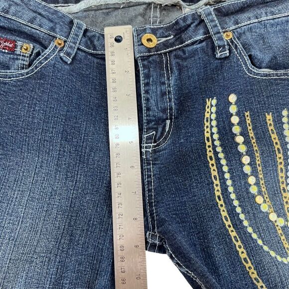 Baby Phat Y2K Embellished Bow Pocket Jeans - Picture 9 of 16